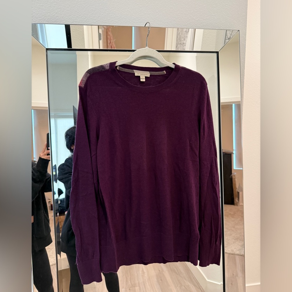 Burberry Deep Purple Knitwear